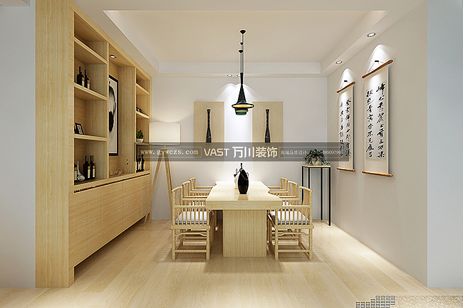 貴陽三室兩廳兩衛(wèi)現(xiàn)代日式風(fēng)格裝修設(shè)計效果圖